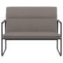 Banco de tela gris taupé 100x64x80 cm en Bancos | Comprar online en Foro24