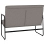 Banco de tela gris taupé 100x64x80 cm en Bancos | Comprar online en Foro24