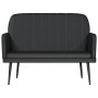 Banco de cuero sintético negro 107x80x81 cm en Bancos | Comprar online en Foro24