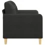 Black fabric 2-seater sofa, 120 cm by vidaXL, Sofas - Ref: Foro24-359087, Price: 180,68 €, Discount: %