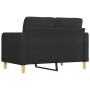 Black fabric 2-seater sofa, 120 cm by vidaXL, Sofas - Ref: Foro24-359087, Price: 200,09 €, Discount: %
