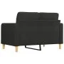 Black fabric 2-seater sofa, 120 cm by vidaXL, Sofas - Ref: Foro24-359087, Price: 180,68 €, Discount: %