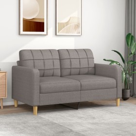 Two-seater gray taupe fabric sofa, 140 cm by vidaXL, Sofas - Ref: Foro24-359098, Price: 220,95 €, Discount: %