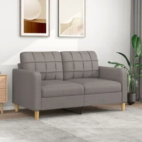 Two-seater gray taupe fabric sofa, 140 cm by vidaXL, Sofas - Ref: Foro24-359098, Price: 216,69 €, Discount: %