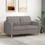 Two-seater gray taupe fabric sofa, 140 cm by vidaXL, Sofas - Ref: Foro24-359098, Price: 216,69 €, Discount: %