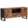 Mueble TV madera reciclada y madera contrachapada 105x33,5x46cm