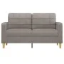 Two-seater gray taupe fabric sofa, 140 cm by vidaXL, Sofas - Ref: Foro24-359098, Price: 216,69 €, Discount: %