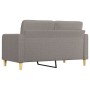 Two-seater gray taupe fabric sofa, 140 cm by vidaXL, Sofas - Ref: Foro24-359098, Price: 220,95 €, Discount: %