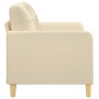 Cream-colored 2-seater fabric sofa, 120 cm. by vidaXL, Sofas - Ref: Foro24-359085, Price: 184,56 €, Discount: %