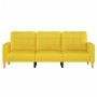 3-seater light yellow fabric sofa 180 cm by vidaXL, Sofas - Ref: Foro24-359104, Price: 221,65 €, Discount: %
