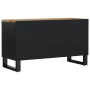 Mueble de TV madera mango y madera contrachapada 80x33x46 cm