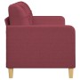 3-seater red fabric sofa 180 cm by vidaXL, Sofas - Ref: Foro24-359105, Price: 223,05 €, Discount: %