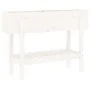 Hochbeet massives Kiefernholz weiß 101x30x69cm von vidaXL, Töpfe und Pflanzgefäße - Ref: Foro24-825241, Preis: 71,55 €, Rabat...
