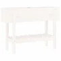 Hochbeet massives Kiefernholz weiß 101x30x69cm von vidaXL, Töpfe und Pflanzgefäße - Ref: Foro24-825241, Preis: 71,55 €, Rabat...