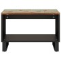 Mesa de centro de madera maciza reciclada 60x50x40 cm