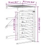 Douglas Fir Wood Garbage Bin Shed Extension by vidaXL, Waste container supports - Ref: Foro24-825112, Price: 96,59 €, Discoun...