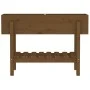Hochbeet Zirbenholz honigbraun 101x30x69 cm von vidaXL, Töpfe und Pflanzgefäße - Ref: Foro24-825243, Preis: 75,79 €, Rabatt: %