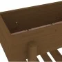 Raised garden bed made of brown honey pine wood 101x30x69 cm by vidaXL, Pots and planters - Ref: Foro24-825243, Price: 75,75 ...