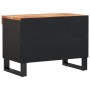 Mueble de TV madera maciza de acacia 60x33x43,5 cm