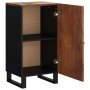 Aparador con puerta madera maciza reciclada 40x31x75 cm en Aparadores | Comprar online en Foro24