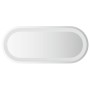 Espejo de baño LED ovalado 70x30 cm