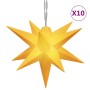Lámpara de Navidad 10 LEDs amarillo 10 cm