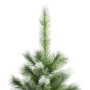 Árbol de Navidad artificial con bisagras y nieve flocada 120 cm en Arboles de navidad | Comprar online en Foro24