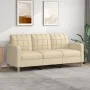 3-seater cream fabric sofa 180 cm by vidaXL, Sofas - Ref: Foro24-359101, Price: 253,58 €, Discount: %