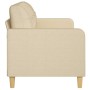 3-Sitzer-Sofa aus cremefarbenem Stoff, 180 cm von vidaXL, Sofas - Ref: Foro24-359101, Preis: 239,00 €, Rabatt: %