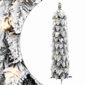 Árbol de Navidad artificial iluminado con 45 LED y nieve 90 cm en Arboles de navidad | Comprar online en Foro24