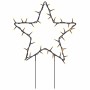 Estrella de luz decorativa Navidad con estacas 50 LED 29 cm en Luces de Navidad | Comprar online en Foro24
