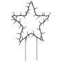 Estrella de luz decorativa Navidad con estacas 50 LED 29 cm en Luces de Navidad | Comprar online en Foro24