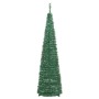 Árbol de Navidad artificial desplegable 50 LED verde 120 cm