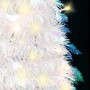 Árbol de Navidad artificial desplegable 50 LED blanco 120 cm