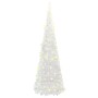 Árbol de Navidad artificial desplegable 50 LED blanco 120 cm
