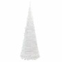 Árbol de Navidad artificial desplegable 50 LED blanco 120 cm