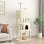 Cat scratcher with cream sisal posts 180 cm by vidaXL, Cat furniture - Ref: Foro24-172031, Price: 99,69 €, Discount: %