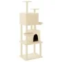 Cat scratcher with cream sisal posts 180 cm by vidaXL, Cat furniture - Ref: Foro24-172031, Price: 99,69 €, Discount: %