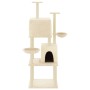 Katzenkratzbaum mit cremefarbenen Sisalpfosten 180 cm von vidaXL, Katzenmöbel - Ref: Foro24-172031, Preis: 101,62 €, Rabatt: %