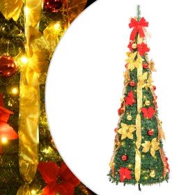 Árbol de Navidad artificial desplegable 50 LED verde 120 cm en Arboles de navidad | Comprar online en Foro24
