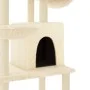 Cat scratcher with cream sisal posts 180 cm by vidaXL, Cat furniture - Ref: Foro24-172031, Price: 99,69 €, Discount: %