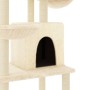 Katzenkratzbaum mit cremefarbenen Sisalpfosten 180 cm von vidaXL, Katzenmöbel - Ref: Foro24-172031, Preis: 101,62 €, Rabatt: %