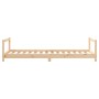 Kinderbettgestell aus massivem Kiefernholz 90x190 cm von vidaXL, Kinderbetten und Betten für Kinder - Ref: Foro24-834402, Pre...