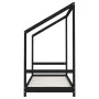 Black pine wood children's bed frame 80x200 cm by vidaXL, Cribs and beds for children - Ref: Foro24-835702, Price: 100,85 €, ...