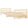 Estructura de cama para niños con cajones madera pino 90x200 cm de vidaXL, Cunas y camas para niños - Ref: Foro24-834438, Pre...