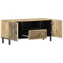Mueble de TV madera maciza de mango 105x33x46 cm