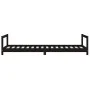 Black pine wood children's bed frame 80x200 cm by vidaXL, Cribs and beds for children - Ref: Foro24-834392, Price: 76,04 €, D...