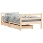 Child's bed frame with pine wood drawers 80x160cm by vidaXL, Cribs and beds for children - Ref: Foro24-834444, Price: 116,56 ...