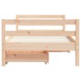 Child's bed frame with pine wood drawers 80x160cm by vidaXL, Cribs and beds for children - Ref: Foro24-834444, Price: 125,97 ...