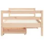 Child's bed frame with pine wood drawers 80x160cm by vidaXL, Cribs and beds for children - Ref: Foro24-834444, Price: 116,56 ...